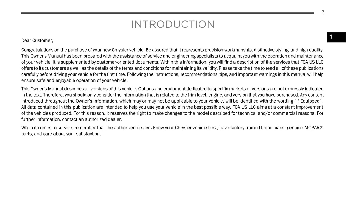 2021 Chrysler 300 Owner's Manual | English