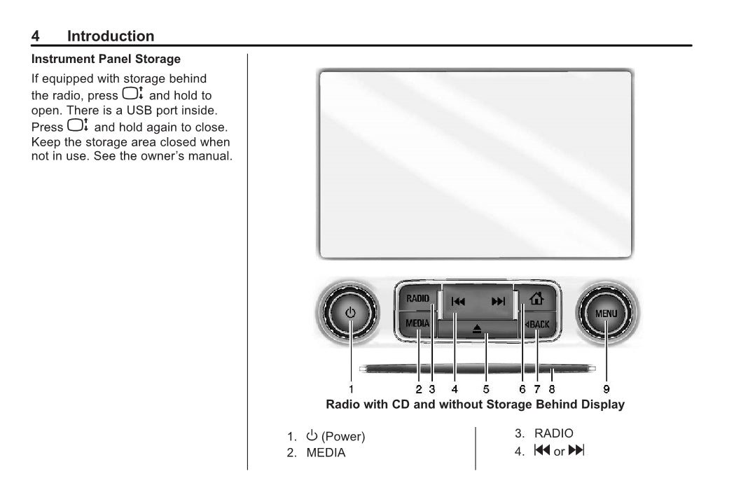 Chevrolet Trax MyLink Infotainment Owners Manual 2018