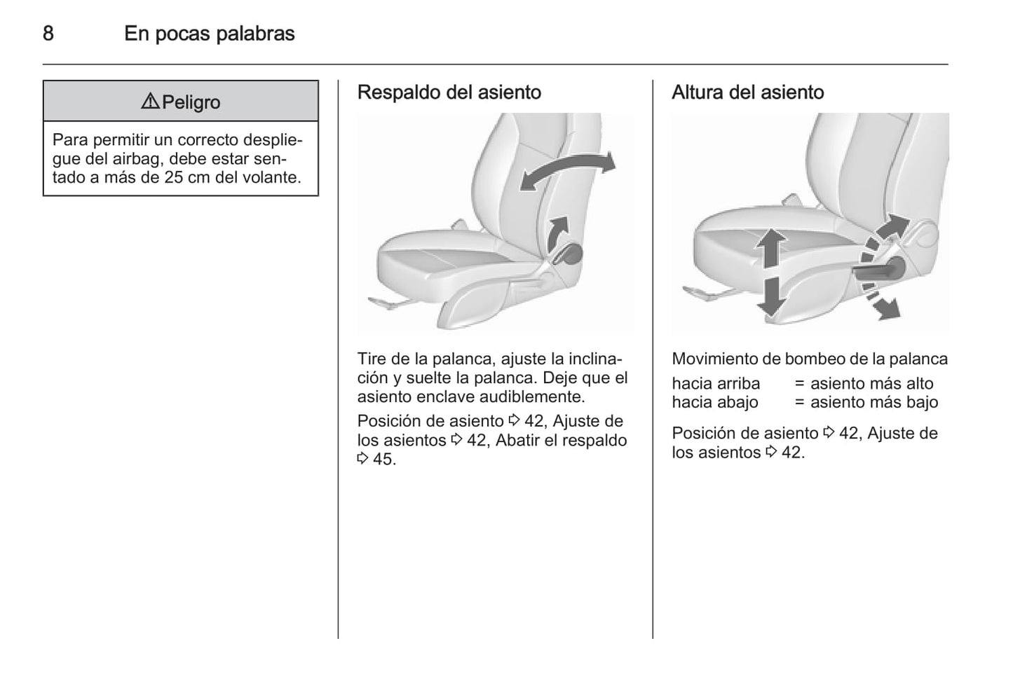 2015 Opel Astra Owner's Manual | Spanish