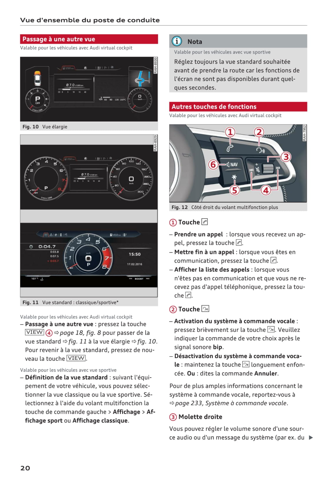 2016-2017 Audi A3 Bedienungsanleitung | Französisch
