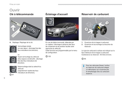 2013-2014 Peugeot 5008 Owner's Manual | French