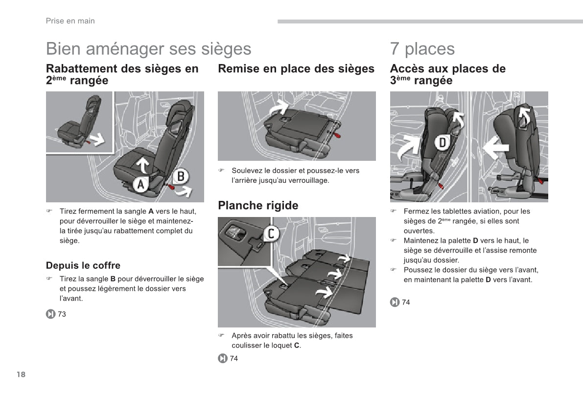 2013-2014 Peugeot 5008 Owner's Manual | French