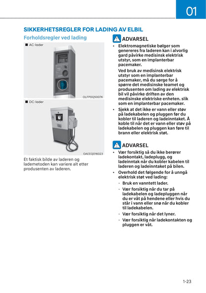 2021-2022 Hyundai Kona Electric Owner's Manual | Norsk