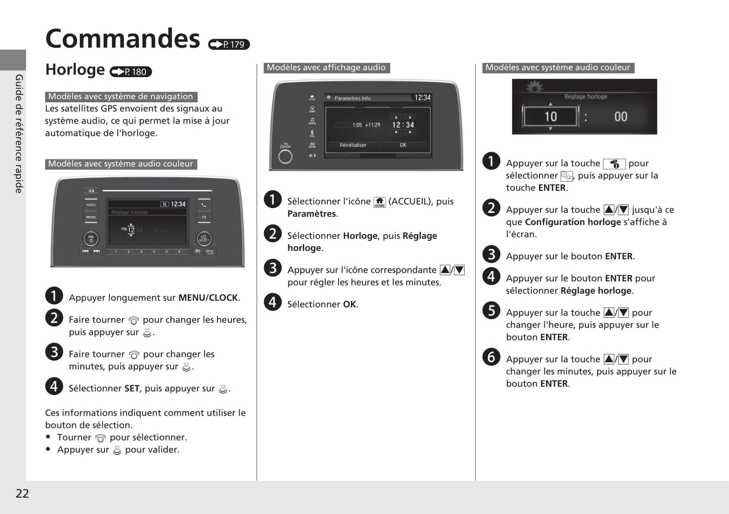 2018-2019 Honda CR-V Owner's Manual | French