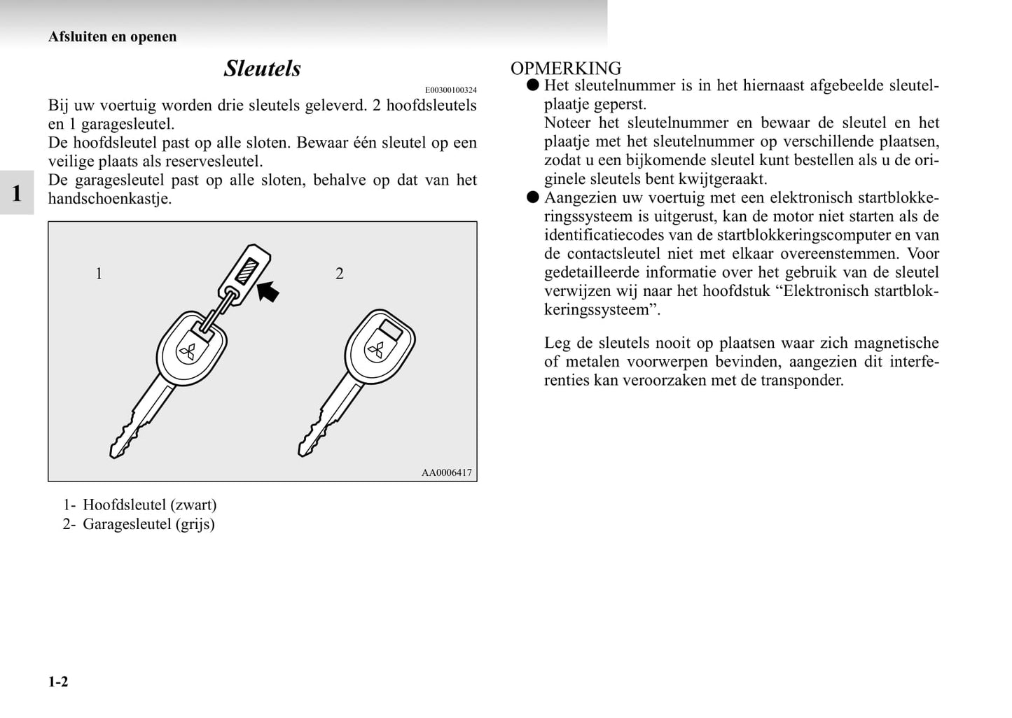 1999-2006 Mitsubishi Pajero Owner's Manual | Dutch