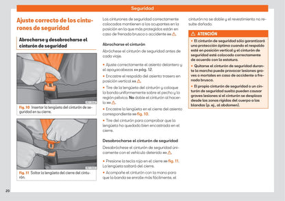 2016-2020 Seat Ateca Bedienungsanleitung | Spanisch