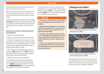 2016-2020 Seat Ateca Bedienungsanleitung | Spanisch