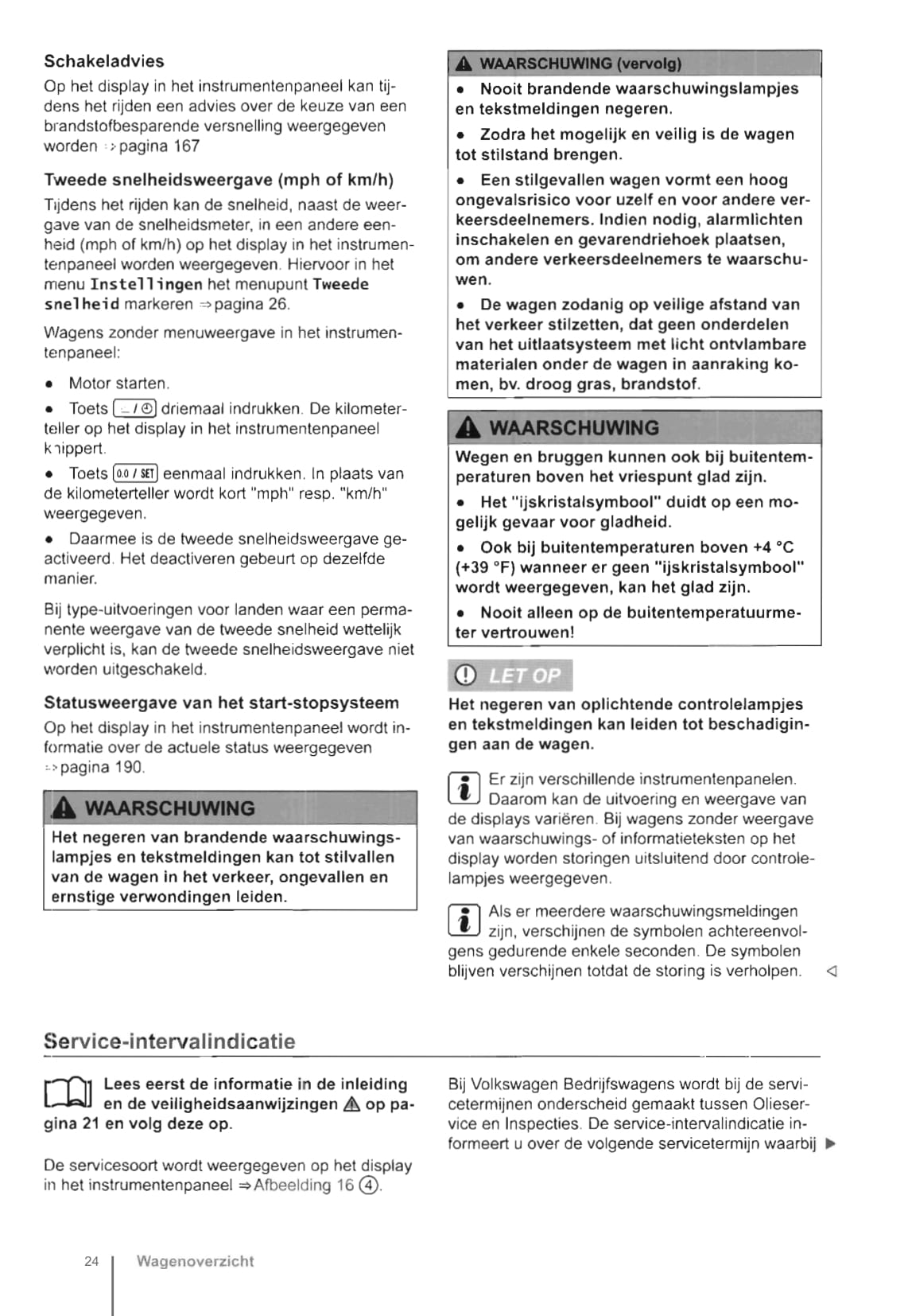 2009-2016 Volkswagen Caravelle/Transporter Owner's Manual | Dutch