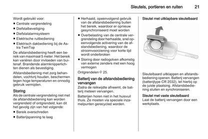 2006-2007 Opel Astra TwinTop Bedienungsanleitung | Niederländisch