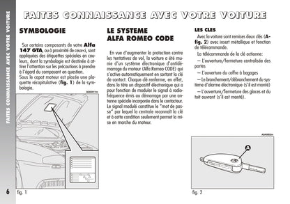 2005-2011 Alfa Romeo 147 GTA Owner's Manual | French