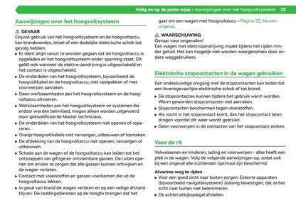 2020-2021 Skoda Enyaq iV Owner's Manual | Dutch