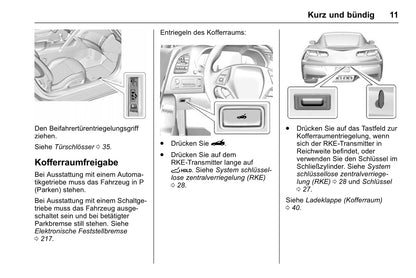 2014-2018 Chevrolet Corvette Bedienungsanleitung | Deutsch