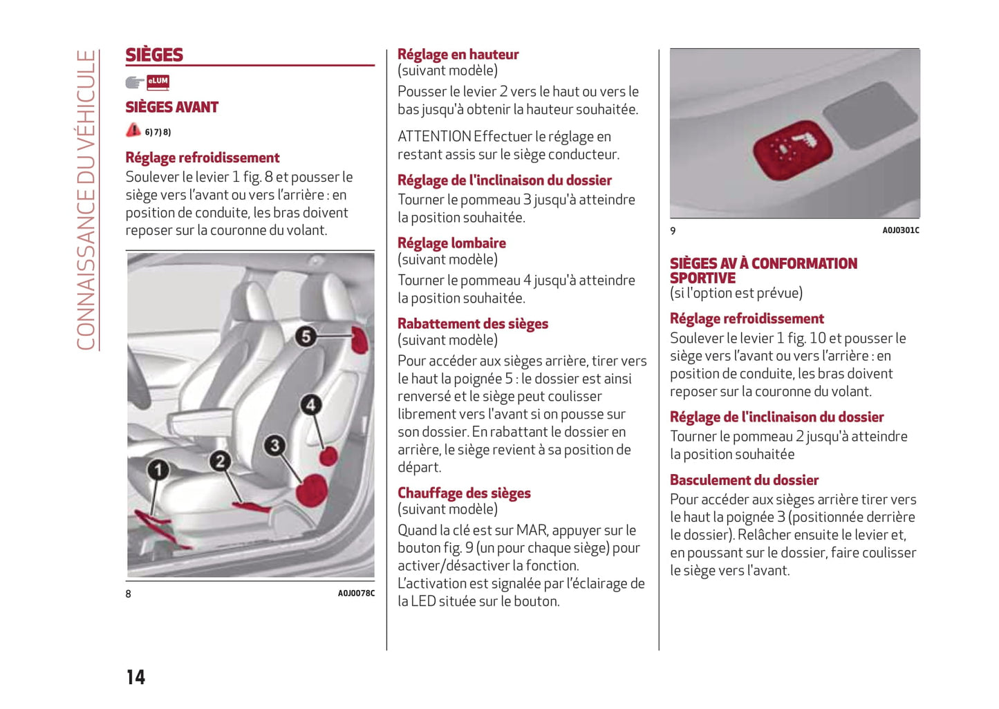 2013-2017 Alfa Romeo MiTo Owner's Manual | French