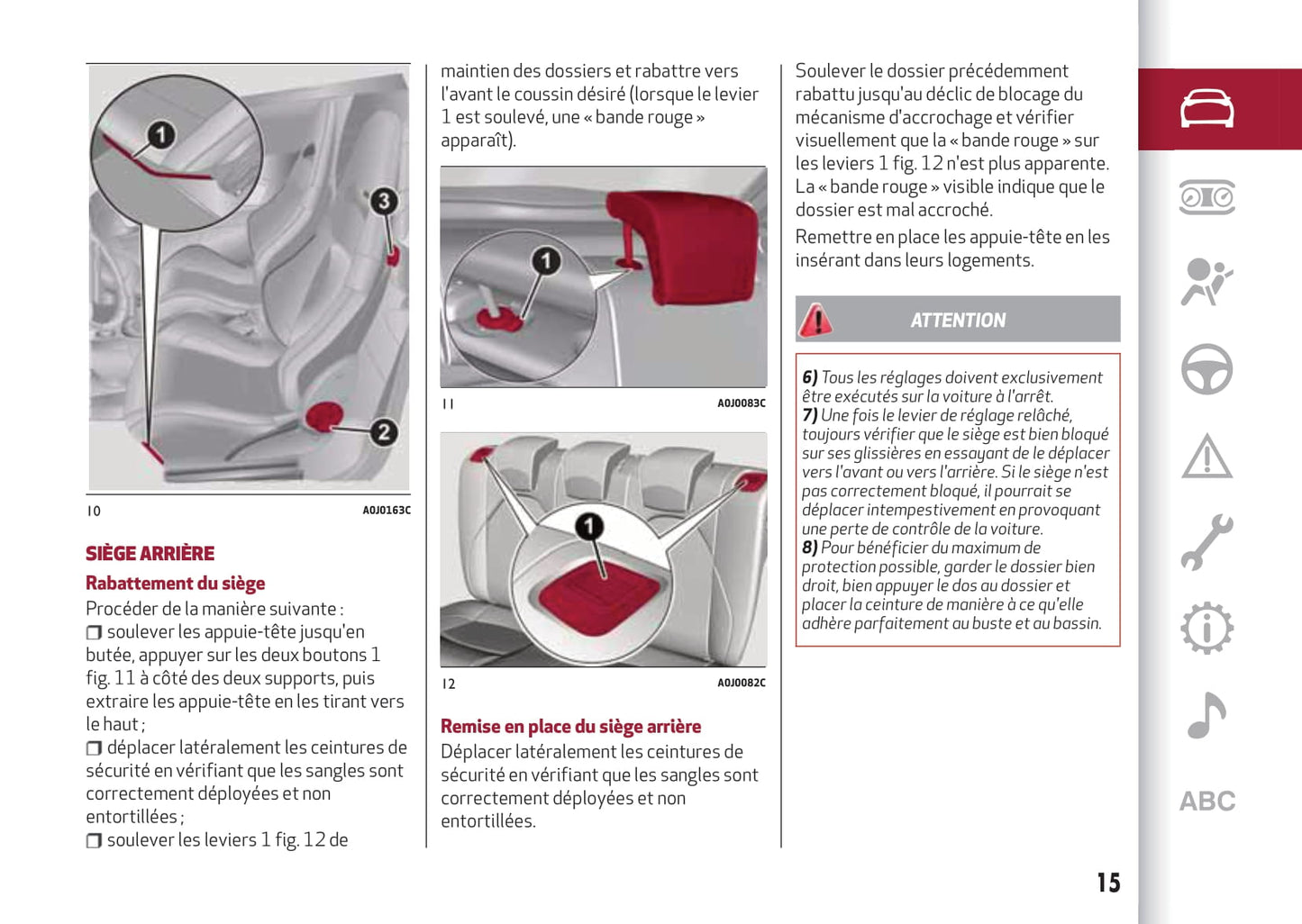 2013-2017 Alfa Romeo MiTo Owner's Manual | French