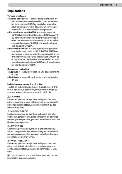 2019-2020 Skoda Citigo-e iV Owner's Manual | French