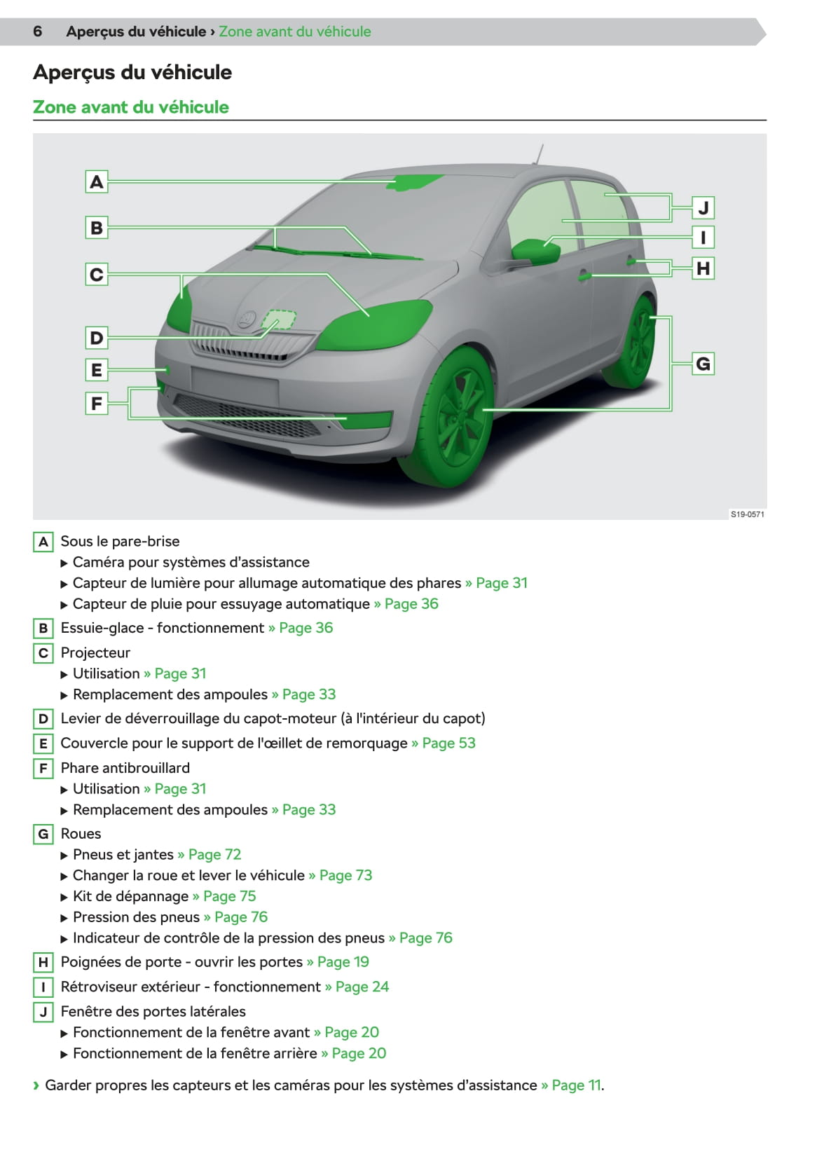 2019-2020 Skoda Citigo-e iV Owner's Manual | French