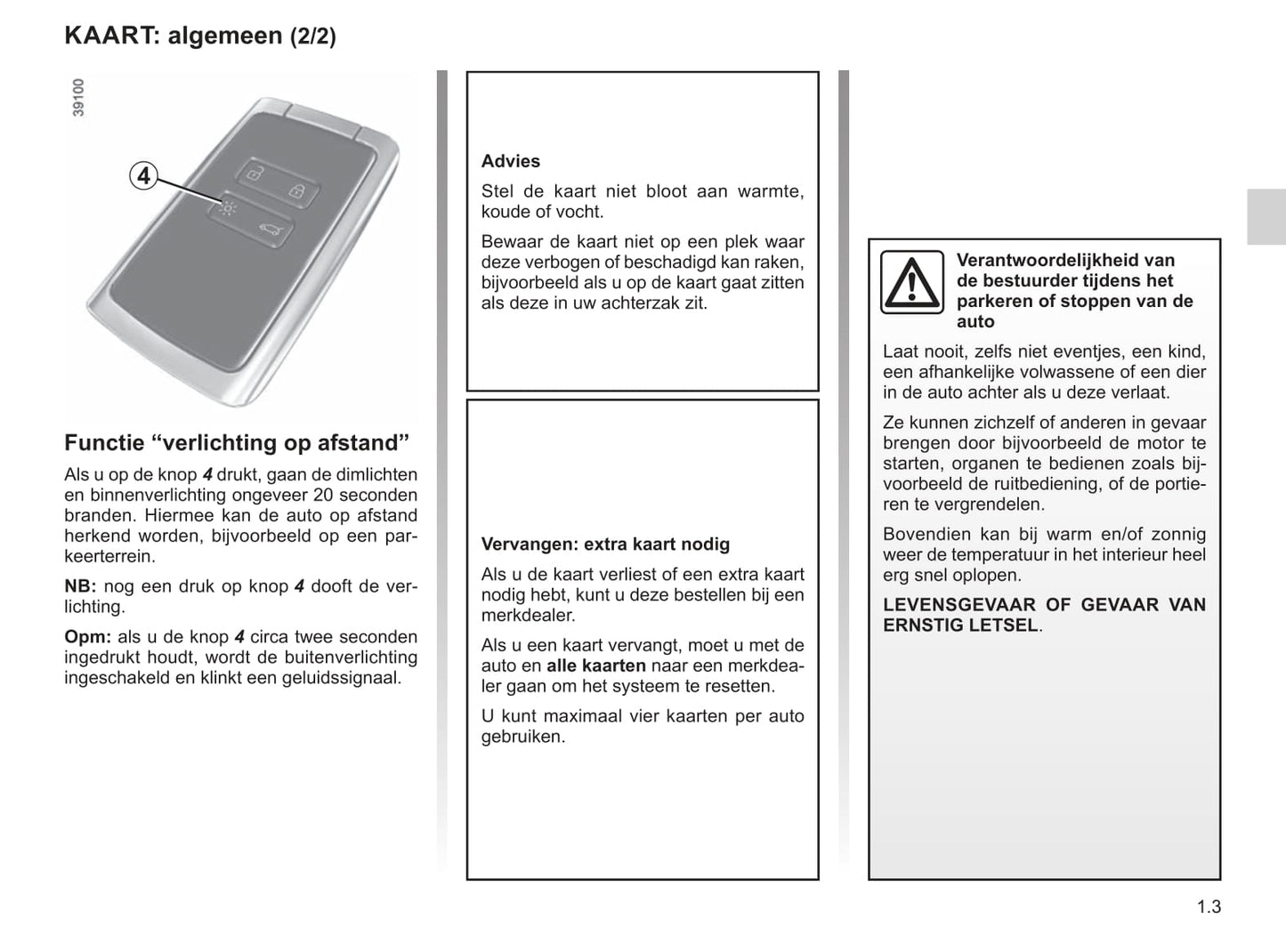 2020-2021 Renault Talisman Owner's Manual | Dutch