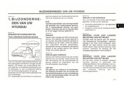 1999-2000 Hyundai Excel Owner's Manual | Dutch