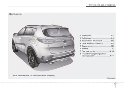 2019-2020 Kia Sportage Bedienungsanleitung | Niederländisch