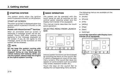 Nissan Connect Owner's Manual 2018