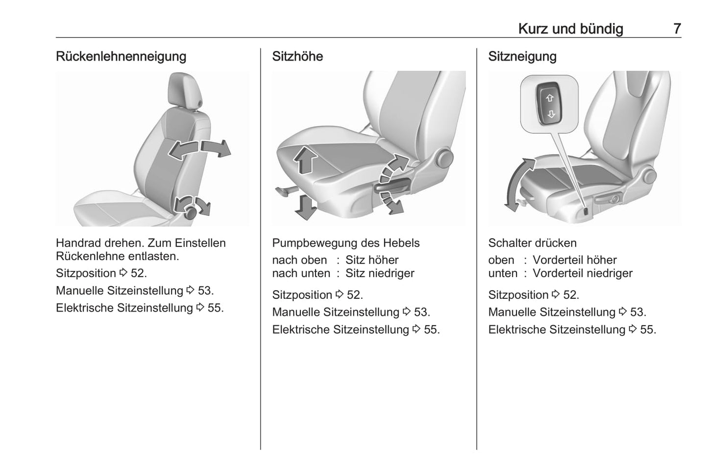 2020-2021 Opel Insignia/Insignia Grand Sport/Insignia Sports Tourer Owner's Manual | German