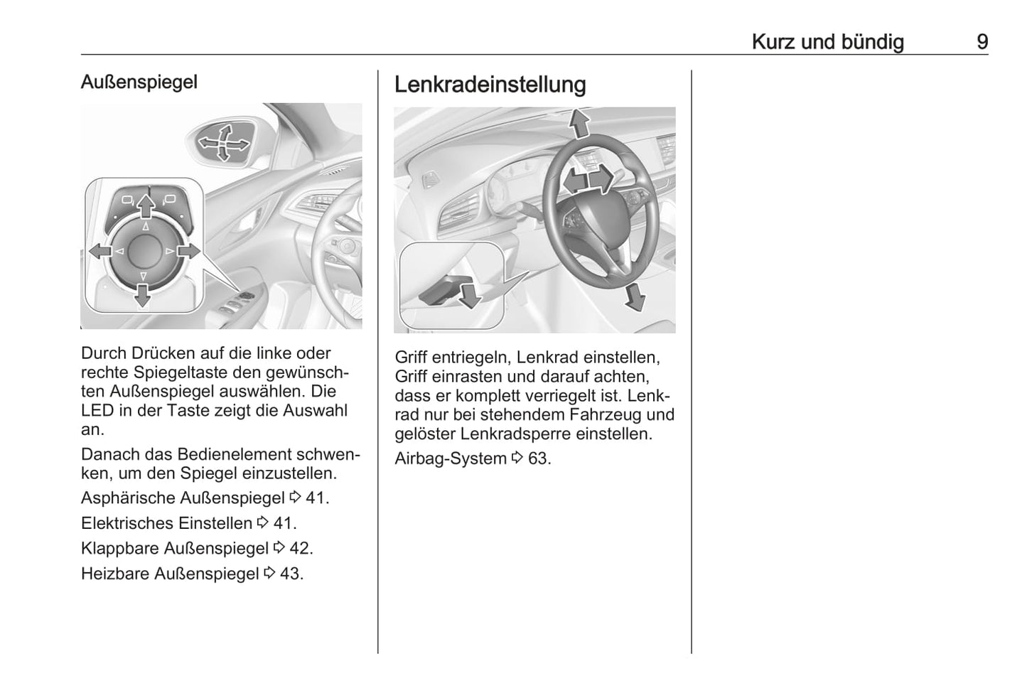 2020-2021 Opel Insignia Bedienungsanleitung | Deutsch