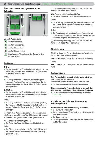 2020-2021 Skoda Fabia Owner's Manual | German