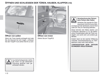 2019-2020 Renault Espace Bedienungsanleitung | Deutsch