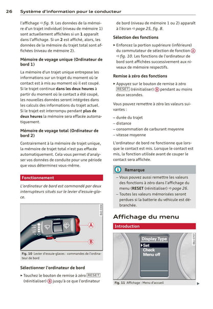 2012-2015 Audi R8 Bedienungsanleitung | Französisch