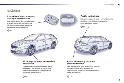 2014-2016 Peugeot 508 RXH Owner's Manual | Spanish