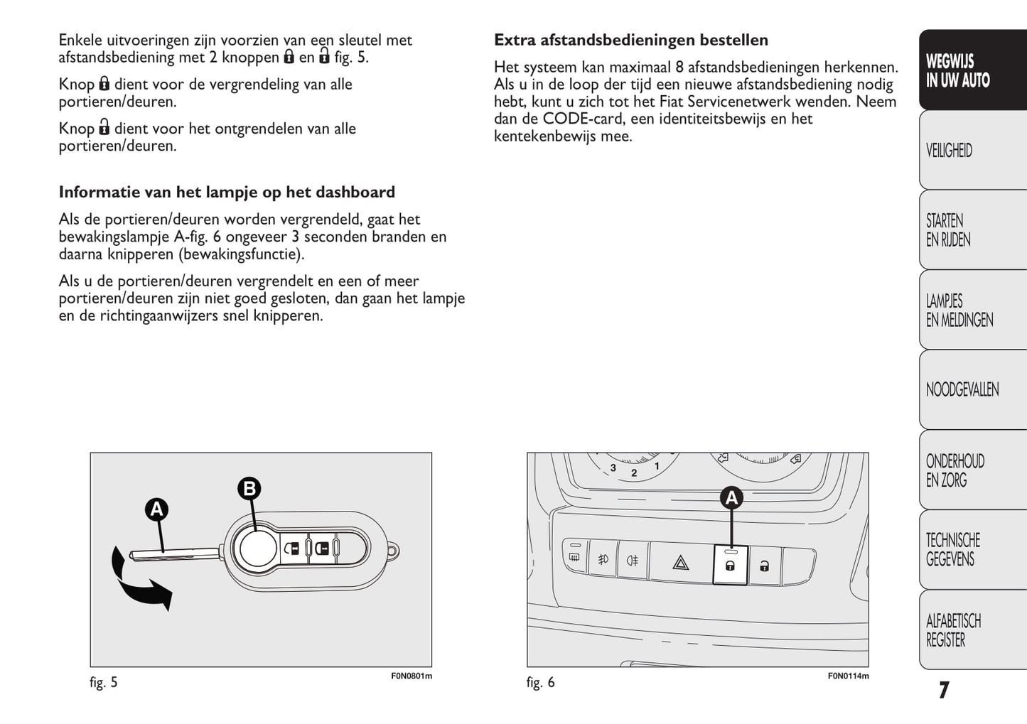 2012-2013 Fiat Ducato Owner's Manual | Dutch