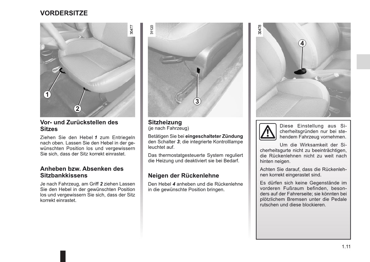 2012-2013 Renault Wind Owner's Manual | German