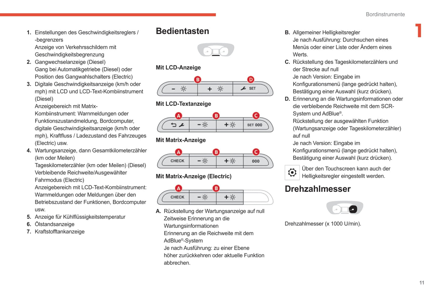 2020-2022 Citroën SpaceTourer/Dispatch/Jumpy/ë-Dispatch/ë-Jumpy/ë-SpaceTourer Bedienungsanleitung | Deutsch