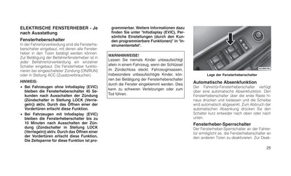 2006-2011 Jeep Compass Bedienungsanleitung | Deutsch