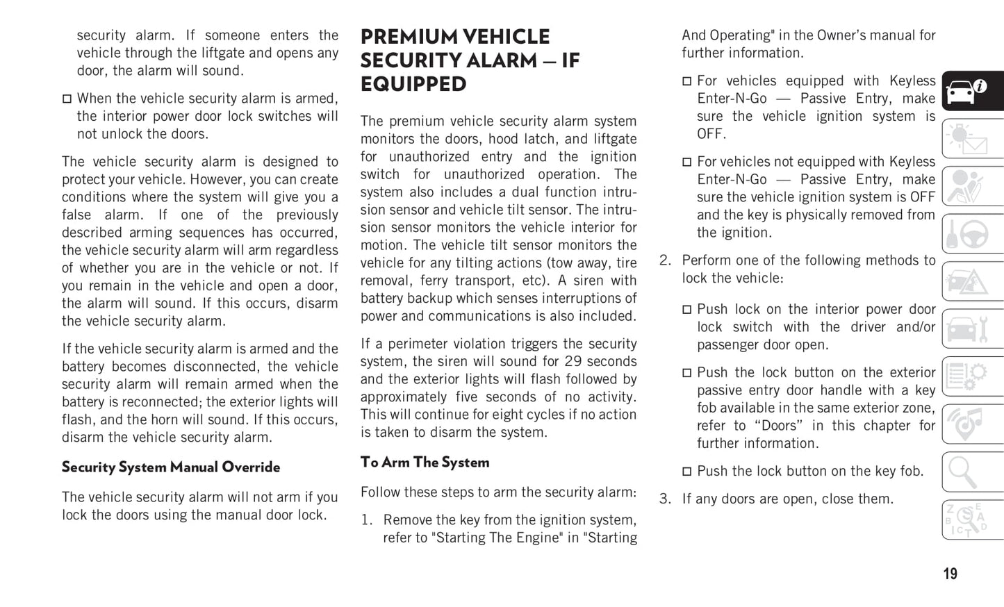 2019-2020 Jeep Compass Owner's Manual | English