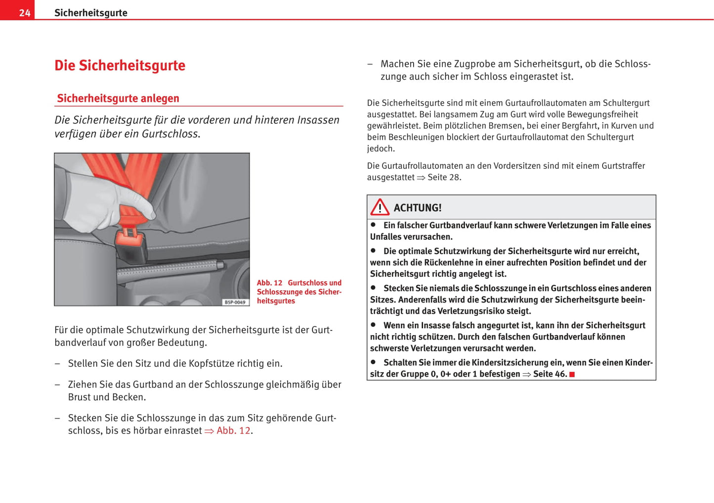 2004-2009 Seat Altea XL Bedienungsanleitung | Deutsch