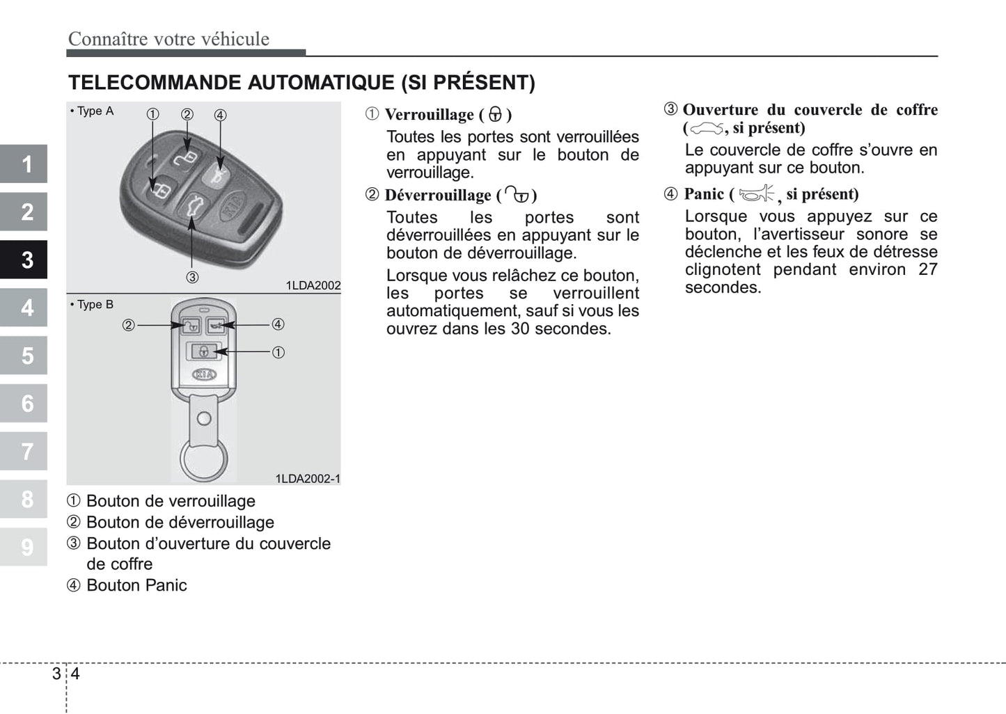 2006-2007 Kia Cerato Bedienungsanleitung | Französisch