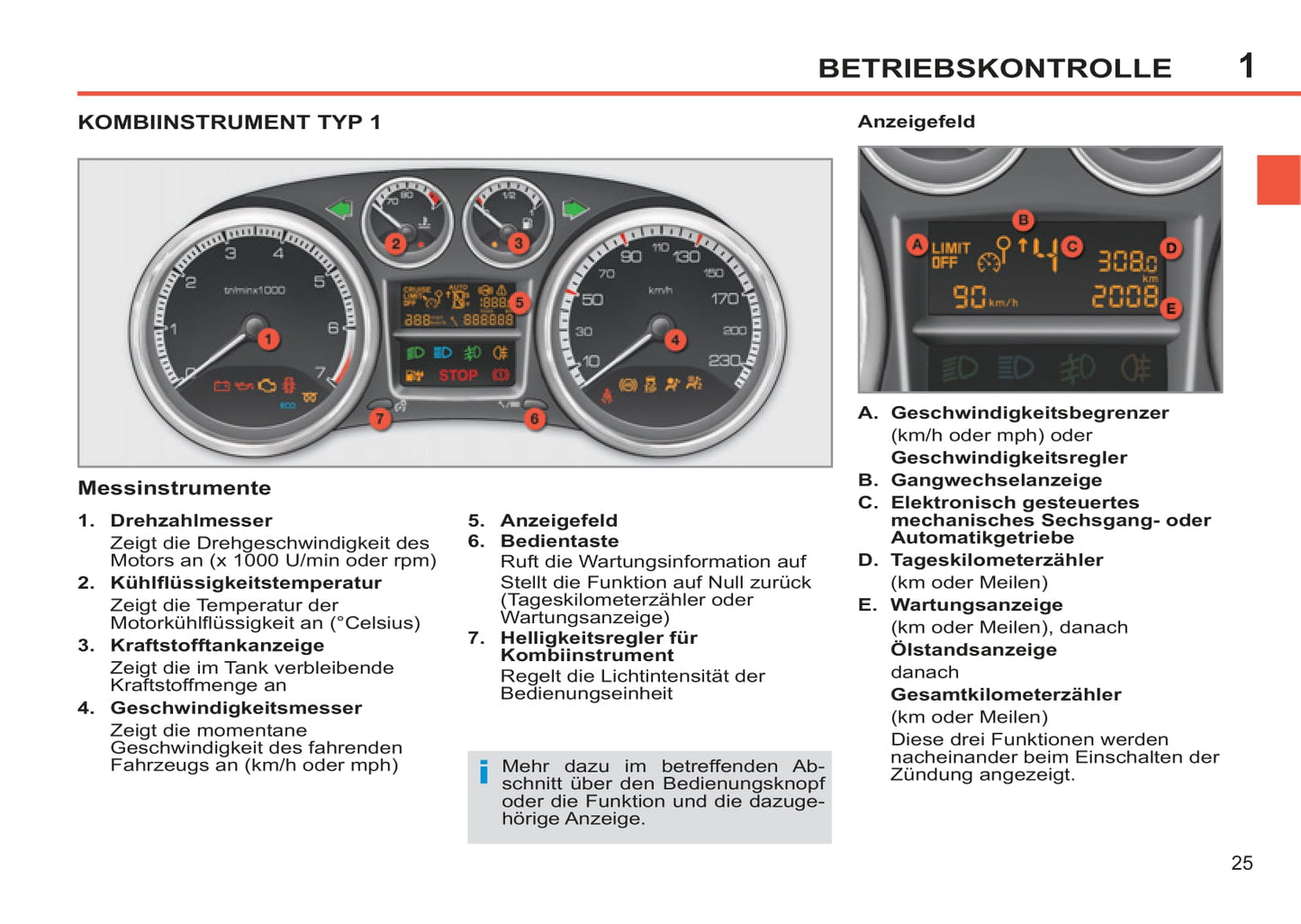 2012-2013 Peugeot 308 Bedienungsanleitung | Deutsch