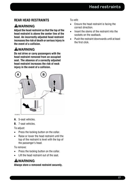 2012 Land Rover Discovery Owner's Manual | English