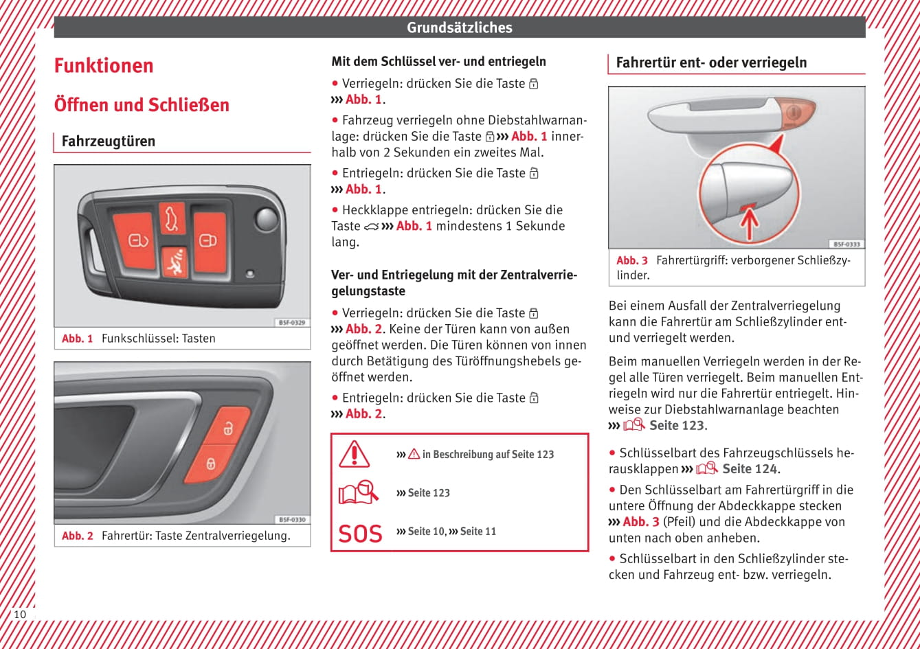 2017 Seat Leon Owner's Manual | German