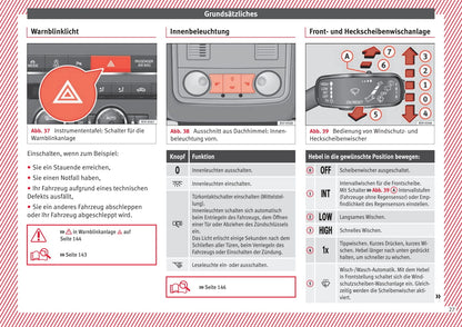 2017 Seat Leon Owner's Manual | German