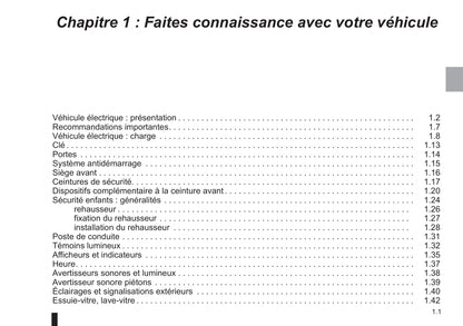 2018-2019 Renault Twizy Owner's Manual | French