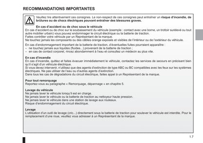 2018-2019 Renault Twizy Owner's Manual | French