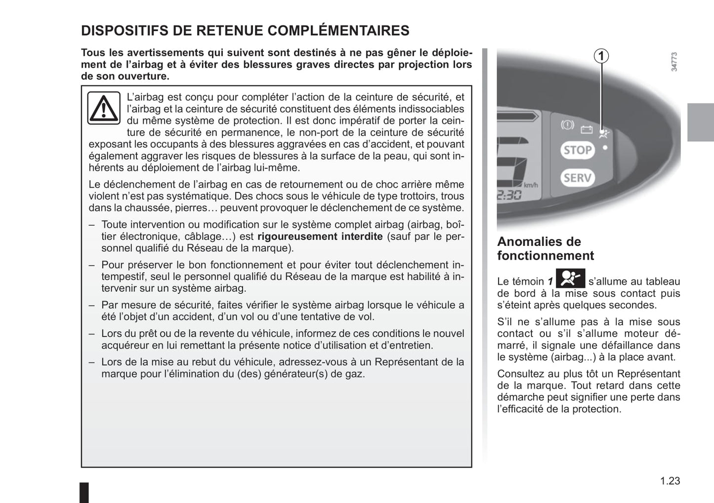 2018-2019 Renault Twizy Owner's Manual | French