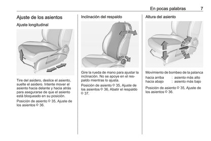 2016 Opel Adam Owner's Manual | Spanish