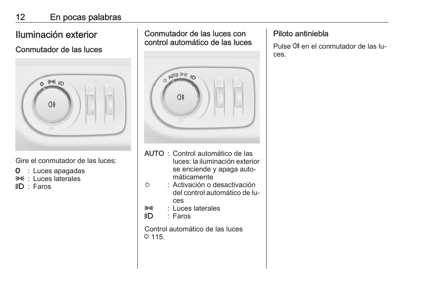 2016 Opel Adam Owner's Manual | Spanish