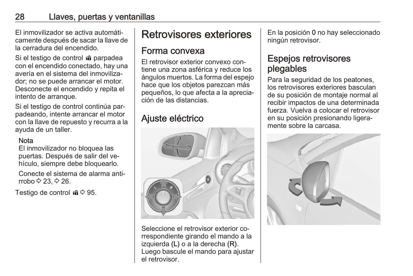 2016 Opel Adam Owner's Manual | Spanish