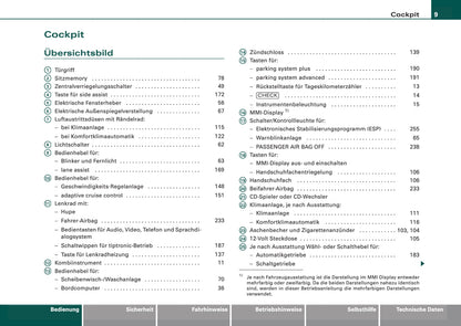 2006-2009 Audi Q7 Bedienungsanleitung | Deutsch