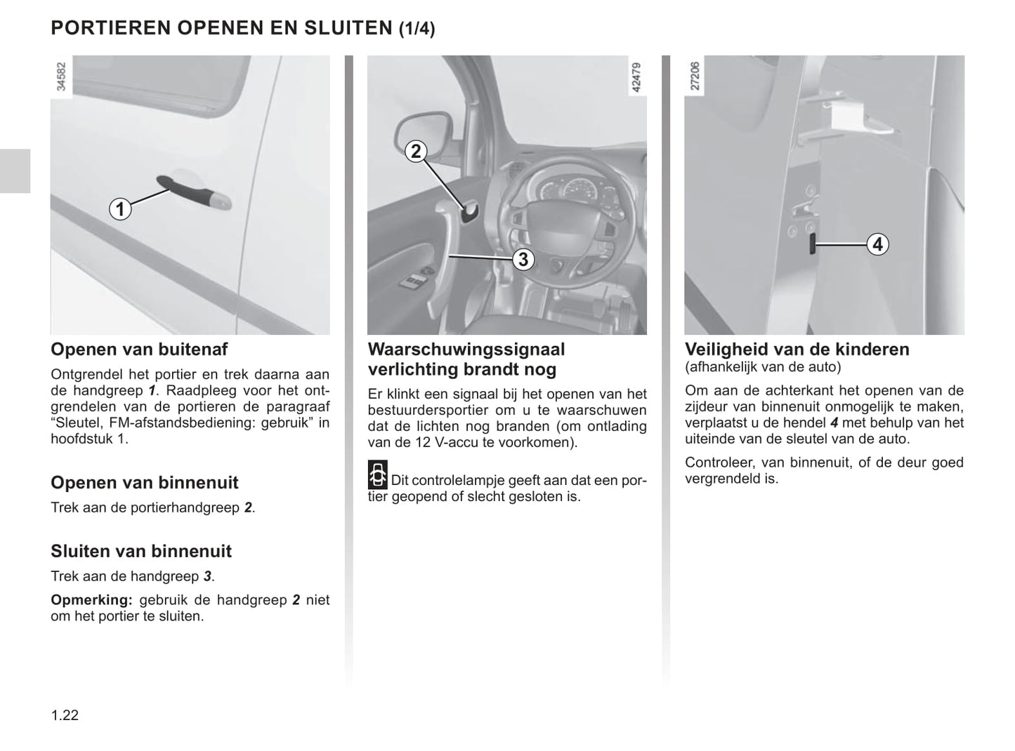 2019-2020 Renault Kangoo Z.E. Bedienungsanleitung | Niederländisch