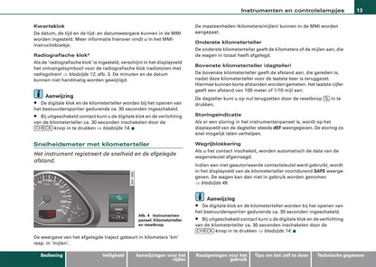 2008-2011 Audi A6 Bedienungsanleitung | Niederländisch